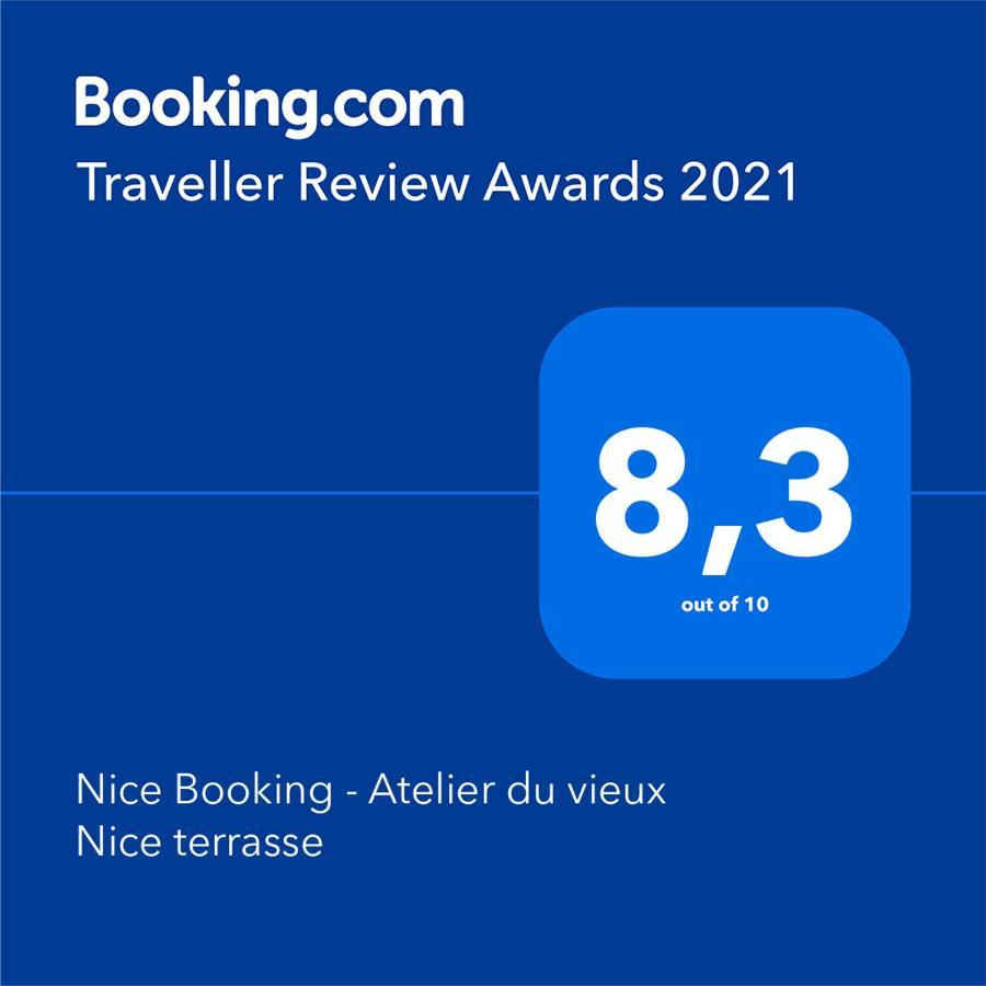 Nice Booking - Atelier Du Vieux Nice Terrasse Exterior foto